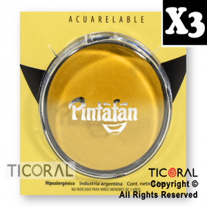 MAQUILLAJE ARTISTICO PINTAFAN AMARILLO 9.2GR 6-01 x 3